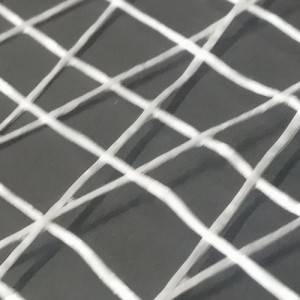 Rhombic triaxial laid scrim for aluminum and foil composition