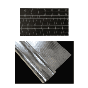 Non-woven laid scrims fabric netting mesh laminated for flex duct packaging