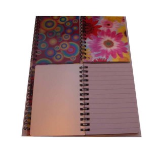 Spiral Notebook with PVC cover,cute style