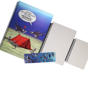 Spiral Notebook with PVC cover,cute style