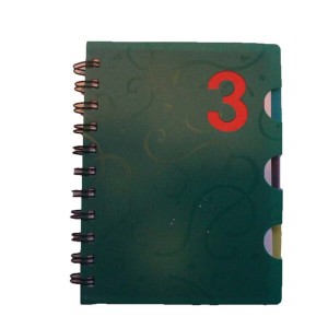 Spiral Notebook with PVC cover,office