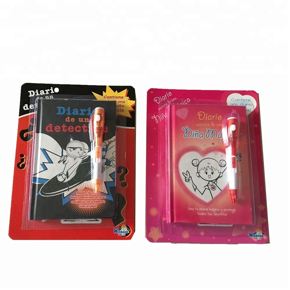 Reasonable price for Promotional Drawing Stationery Set - Diary notebook with magic pen set – Ricky Stationery