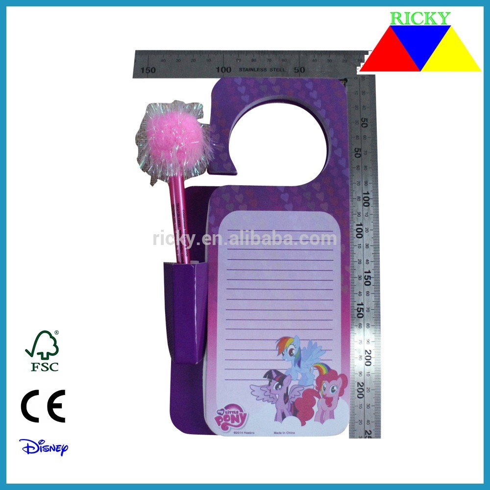 China New Product Stationery For Kids - NB-R072 fancy kids notepad with ball pen – Ricky Stationery