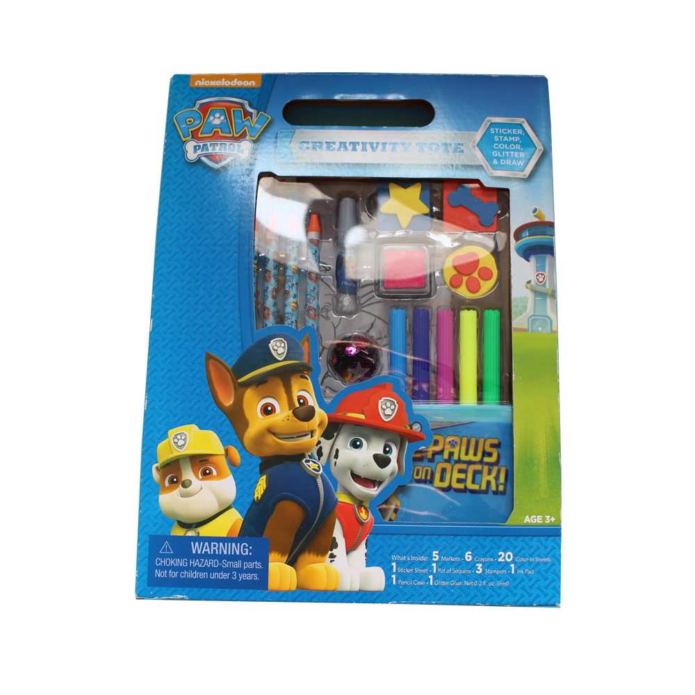 Creativity Colour-in Drawing Set for kids With Sticker/Stamp/Color Glitter