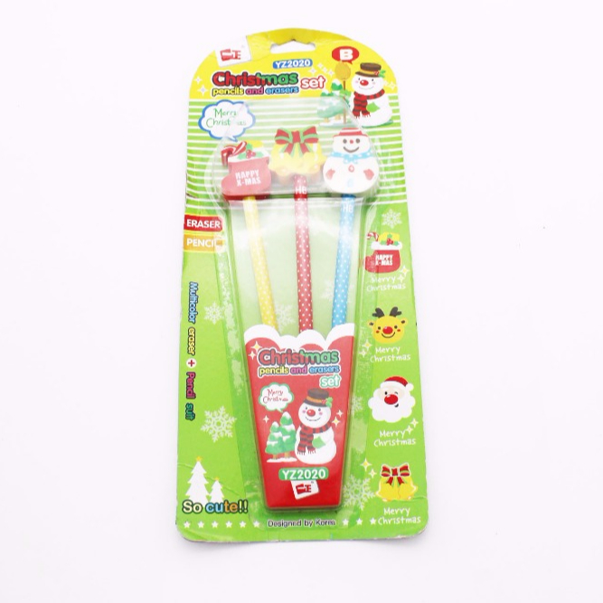 New Delivery for Wooden Toy - ST-R005 kids stationery set pencil with eraser top – Ricky Stationery
