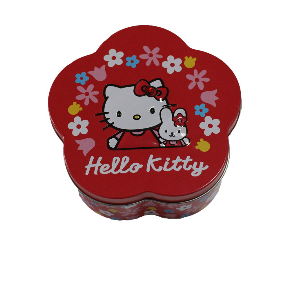 Factory selling Kids Stationery - Flower shaped chocolate gift tin box; small tin box custom logo tin box – Ricky Stationery