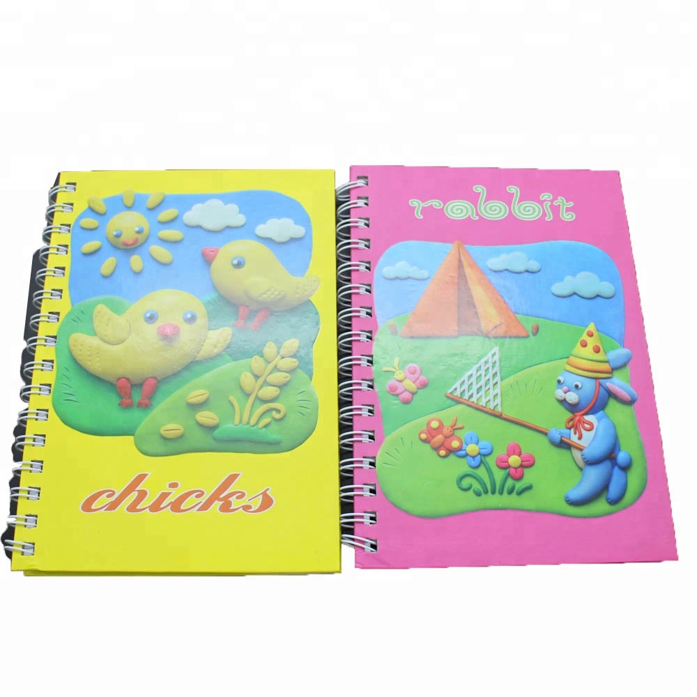 Big discounting Frozen Scissors - NB-R002 2015 high quality spiral bound hard cover notebook with UV vanish – Ricky Stationery