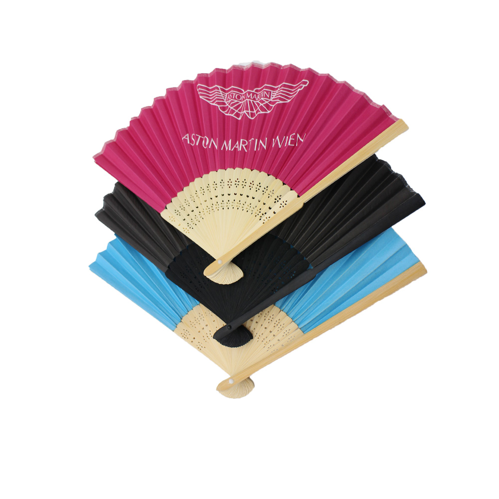 Festival wooden folding fan