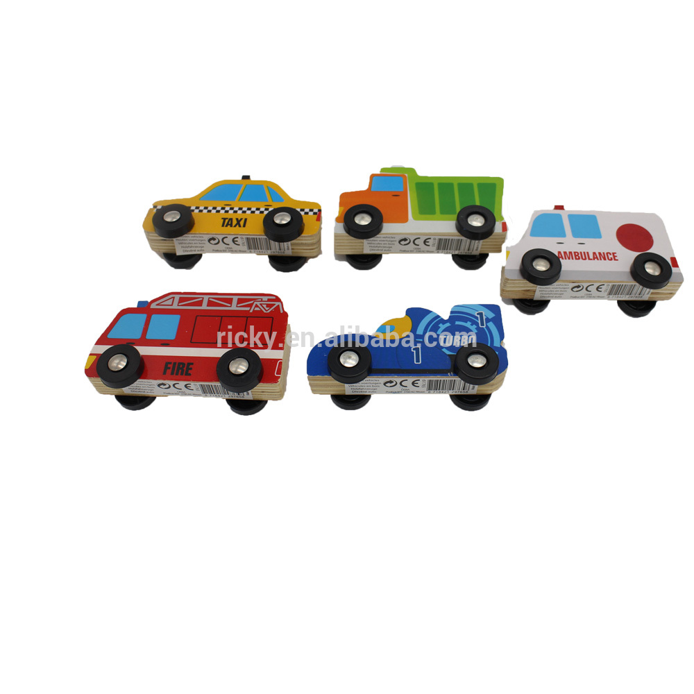 Creative Intelligence educational mini smart toy car for big kids wooden toy car