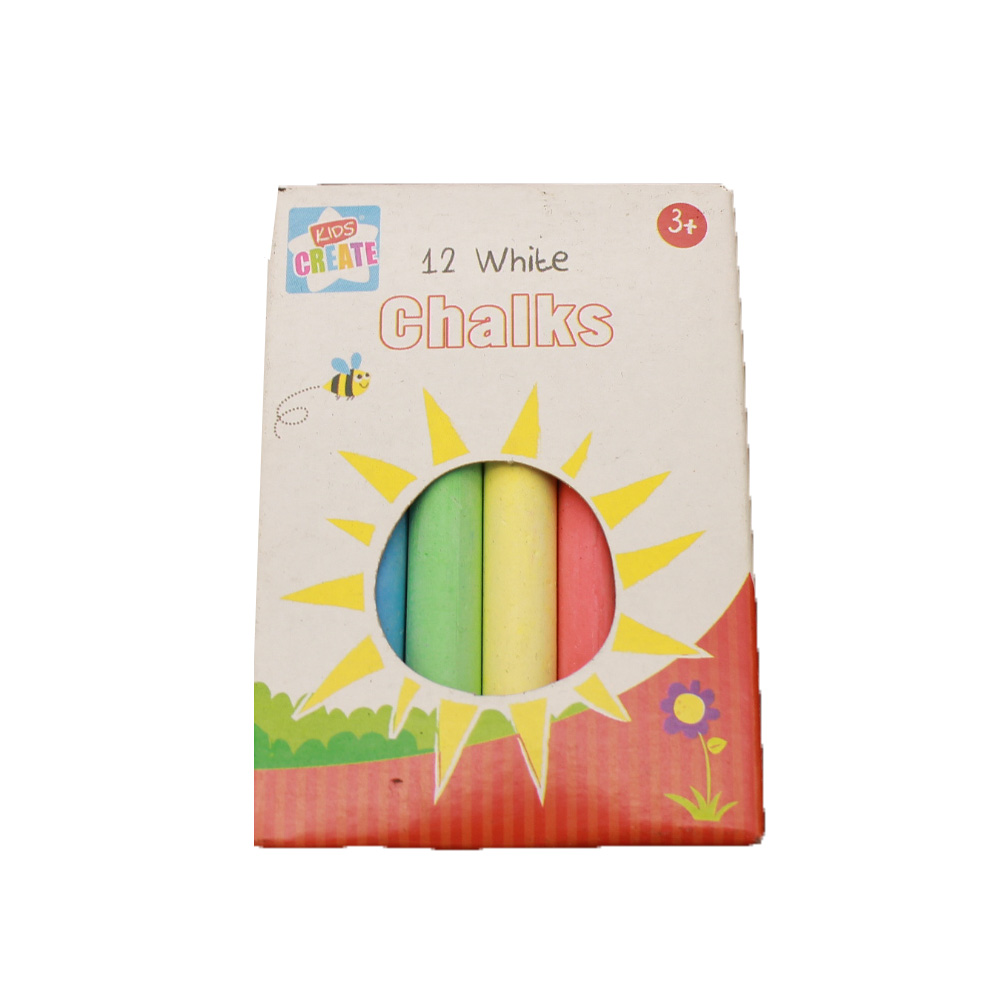 Wholesale Price Drawing Stationery - CH-R006 EN71&ASTM D-4236 approved White and Colored Dustless School Chalk – Ricky Stationery