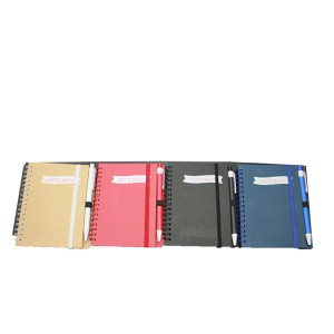 Spiral Notepad with pen,PU cover
