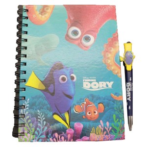 Spiral Notebook with pen,PVC cover