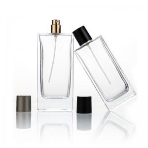 Empty 50ml 95ml refillable spray glass perfume bottles