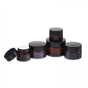 Amber Face Cream  Packaging 20g 30g 50g Round Cosmetic Jar