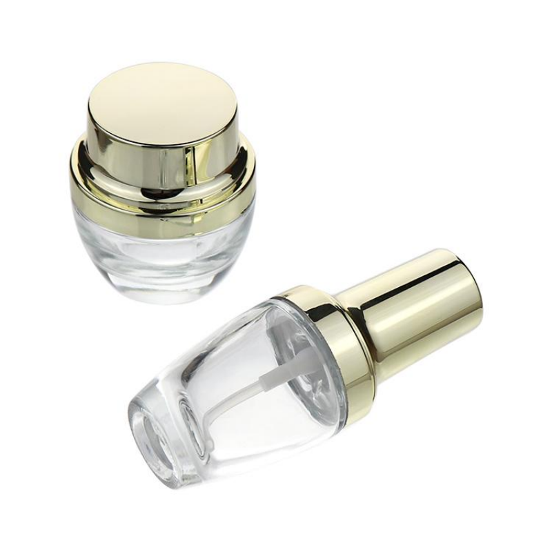 Cosmetic Set Glass face cream bottles cosmetic skincare jar Featured Image