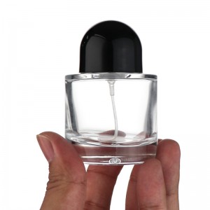 silindriline paksupõhjaline 50 ml 100 ml klaasist parfüümipudel