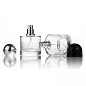 cylindrical thick-bottom 50 ml 100 ml Glass Perfume Bottle