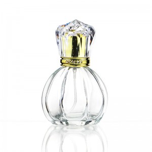 60 ML pumpkin shape Empty perfume bottles luxury glass for sale