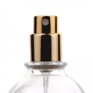 Прилагодите етикету од 50мл прозирне стаклене бочице за парфем