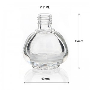 Dependent refillable 11ml nga walay sulod nga hanging car perfume diffuser nga botelya