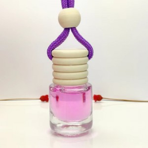 Groothandel 5 ml helder hangend autoglas parfumverspreiderfles