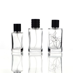 Hot selling 30ml 50ml 100ml Clear round Empty Glass Perfume Glass Bottle