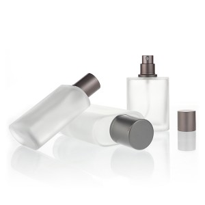 wholesale frosted 30ml 50ml and 100ml crimp pump sprayer perfume bottle