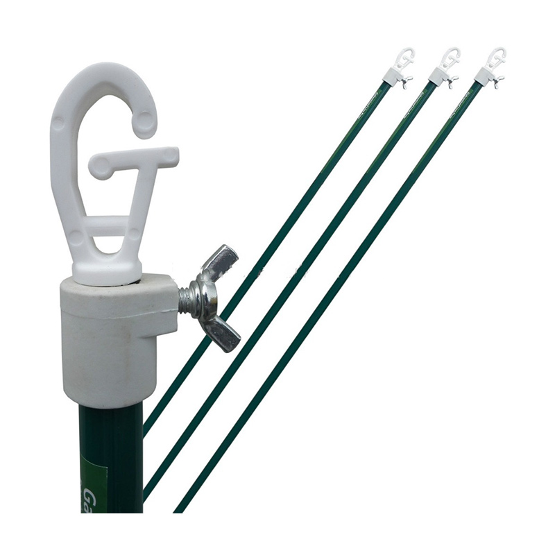 2.4m Clothes Washing Line Prop Pole Heavy Duty Telescopic Support