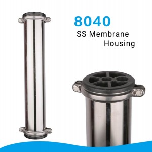 8″ 304 stainless steel housing/ 8040 SS membrane housing