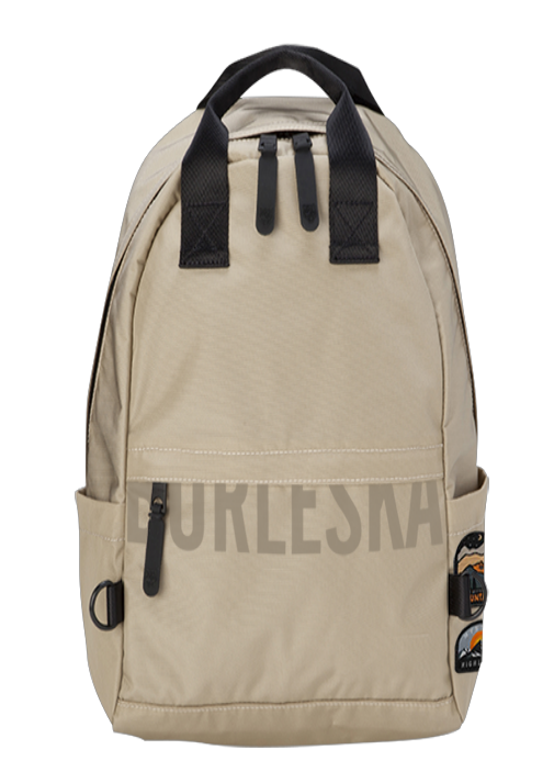 Durable Polyester Laptop Backpack with emboidery patch decorations