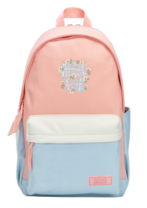 Fashion Backpack School BookBag ya Atsikana Achinyamata mu Macron Color
