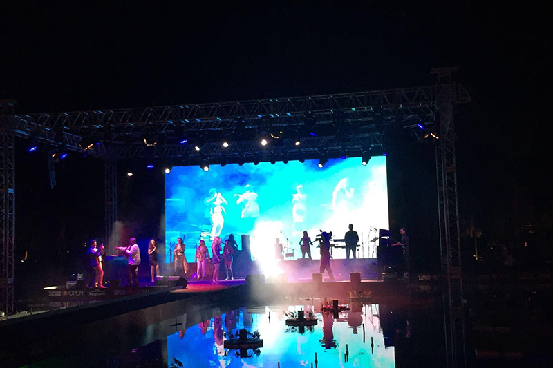 60sqm P3.91 Stage LED Screen in Turkey 2018