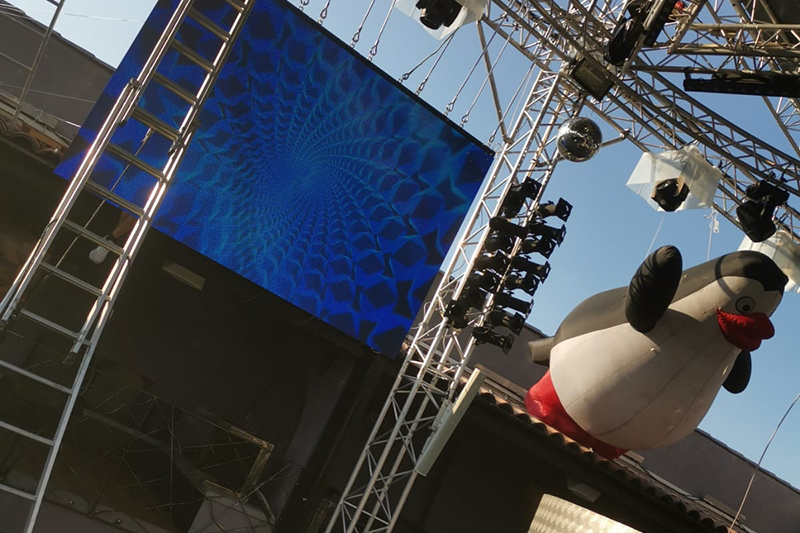 8sqm Outdoor P3.91 LED Screen in France 2020