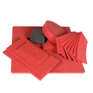 China red silicone foam sheet for heat press machine
