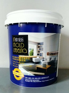2021  Greensource Wholesale New Matted in-Mould Labeling  opp Material  of Paint Bucket