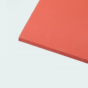 Silicone foam sponge sheet with texture