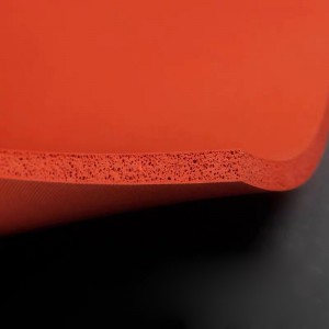 China silicone sponge foam plate for hot stamping  