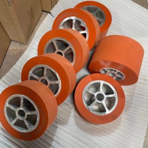 High temperature resistance silicone wheel for thermal transfer machine hot stamping