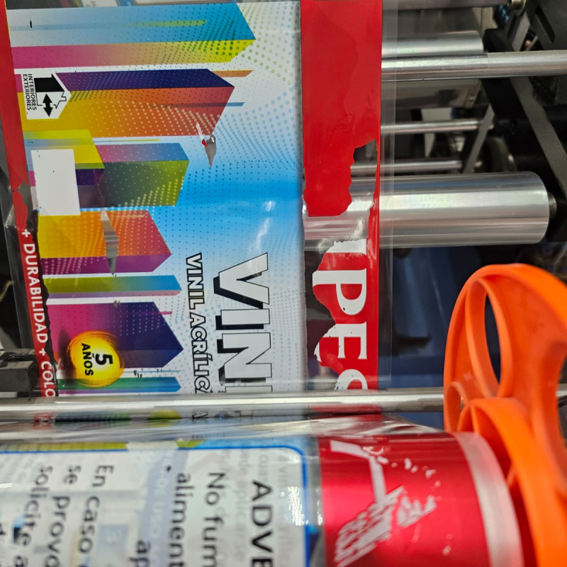 Why does the ink stick to the heat transfer film?