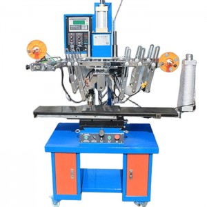 Semi-automatic heat transfer machine for plastic printing