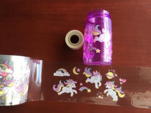 Deluxe Heat Transfer Film heat transfer printing Labels for Cup Mug Bottle