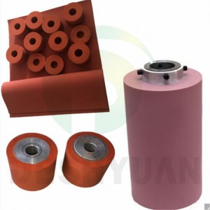 Flexible Hot Stamping Silicone Rubber Roller and Wheel