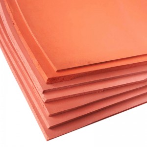 Heat transfer silicone rubber foam sheet Closed cell