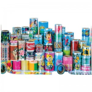 PET plastic thermal transfer film heat transfer label sticker for plastic bottle