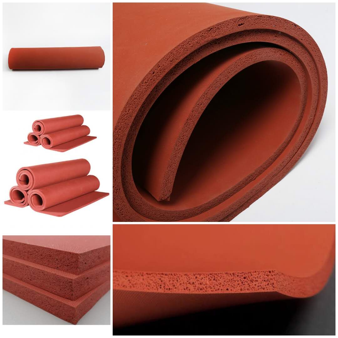 Silicone foam rubber sheet /plate