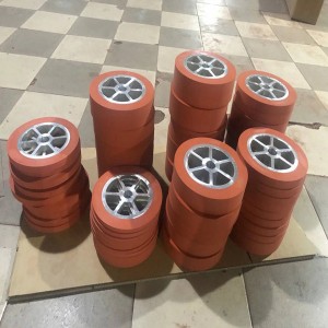 Heat Transfer Silicone Wheel Hot Stamping Silicone Wheel