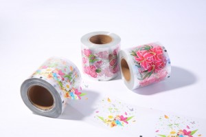 China in-Mould Labeling for PP Cup of Flowers