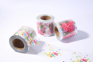 Flowers Heat Transfer Printing film flowers hot transfer for PP ABS PET plastic cup
