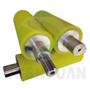 rubber coated rollers Urethane Roller Manufacturer