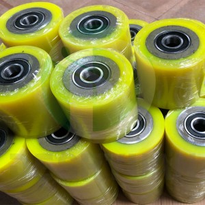 Nylon roller coated Polyurethane pu rubber